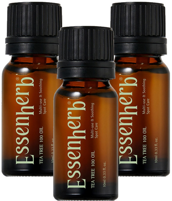 essenherb 茶樹護膚油, 3瓶, 10ml