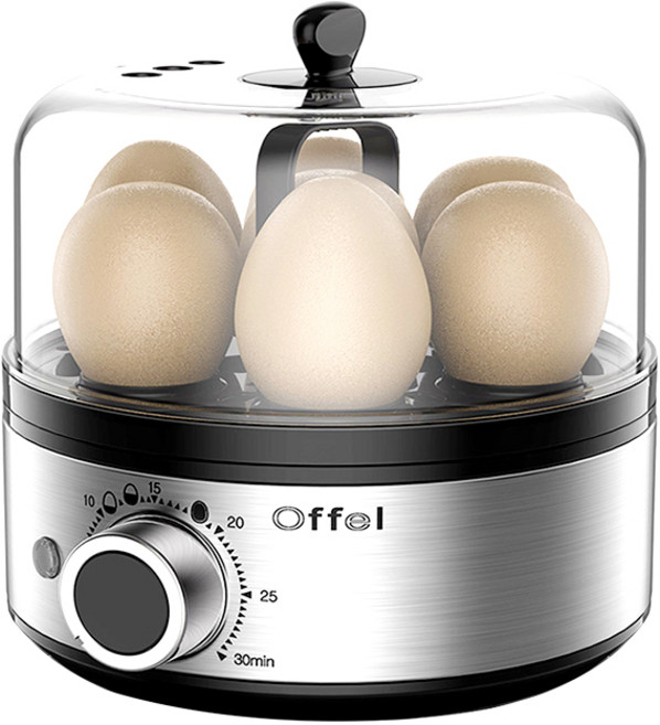 Offel 附計時器不鏽鋼7孔蒸蛋器, OFB-6405C