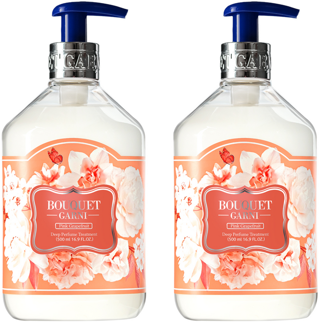 부케가르니 딥 퍼퓸 트리트먼트 핑크자몽, 500ml, 2개