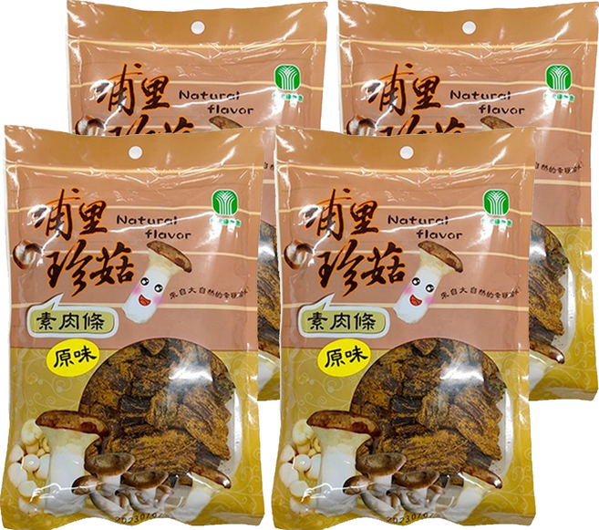 埔里鎮農會 香菇素肉條 原味, 160g, 4包