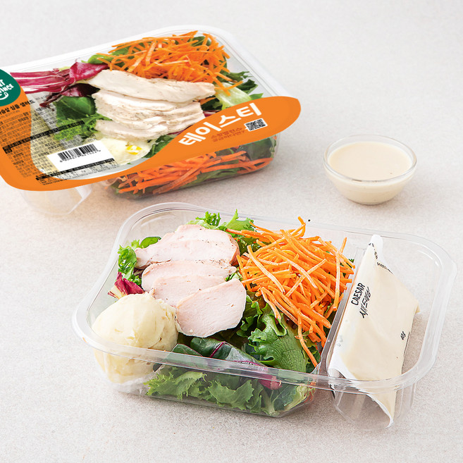 스윗밸런스 시저 닭가슴살 심플 샐러드, 165g, 2개