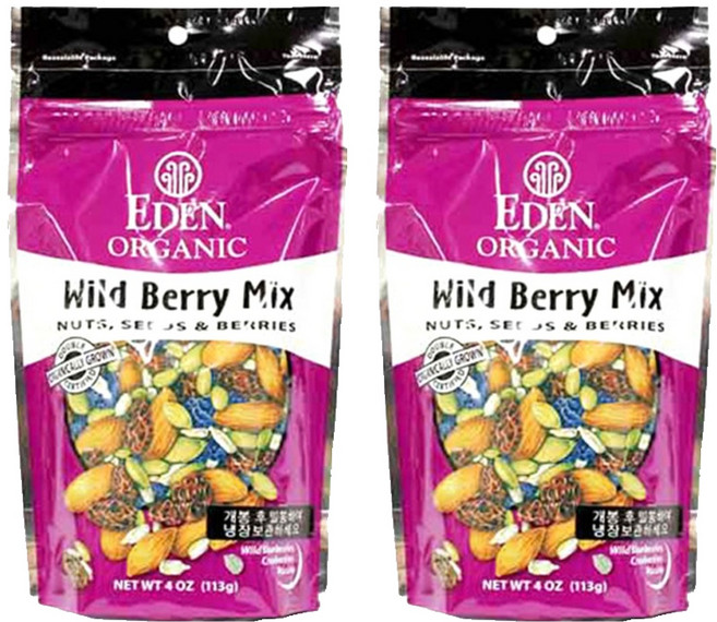 에덴오가닉 유기농 와일드 베리 믹스, 113g, 2개