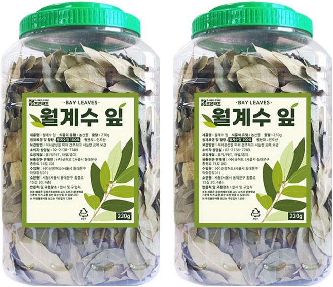 조은약초 월계수 잎, 230g, 2개