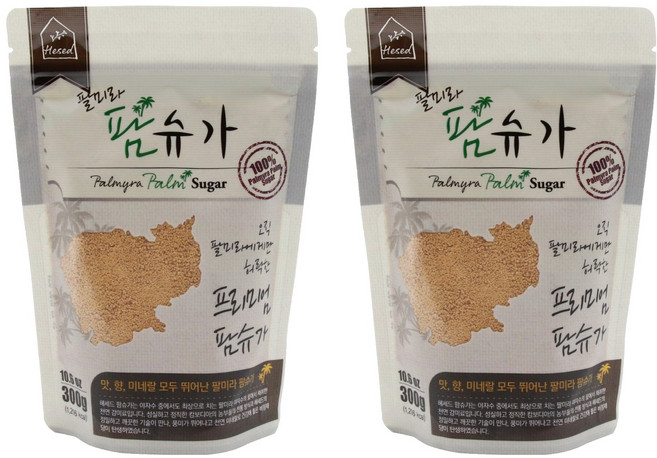 헤세드 팔미라 팜슈가, 300g, 2개