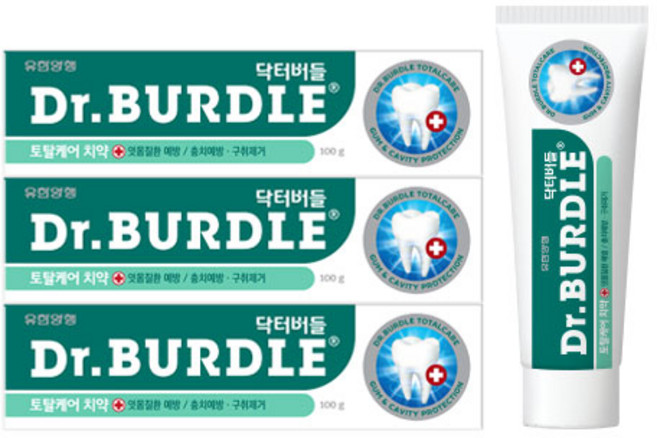 柳韓洋行 Dr.Burdl 全效護理牙膏, 3個, 100g
