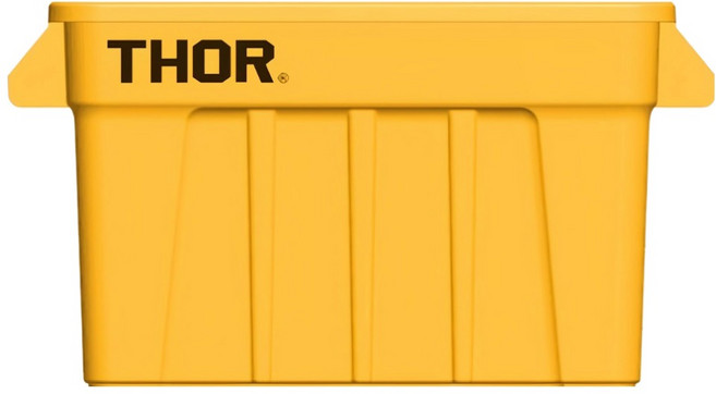 Trust THOR 附蓋收納整理箱 75L, 黃色, 1個