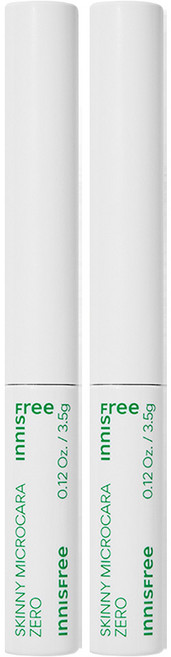 INNISFREE 根根分明零暈染極細睫毛膏 3.5g, 01 Black, 2支