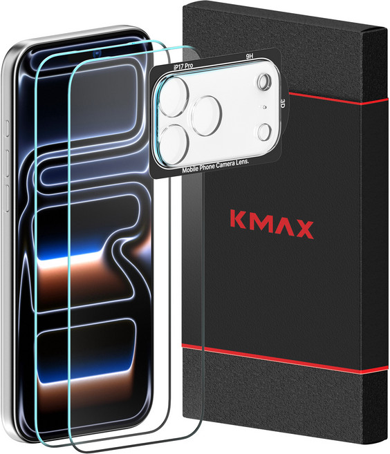 케이맥스 풀커버 전면 강화유리 필름 2p + 카메라 필름 세트, 1세트
