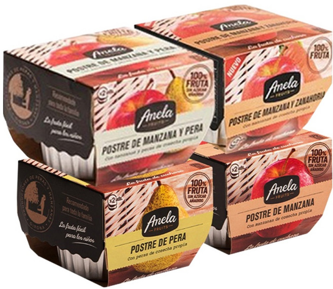 아넬라 떠먹는 지중해 과일퓨레 4팩, 혼합맛(사과,사과배,당근,배), 1세트