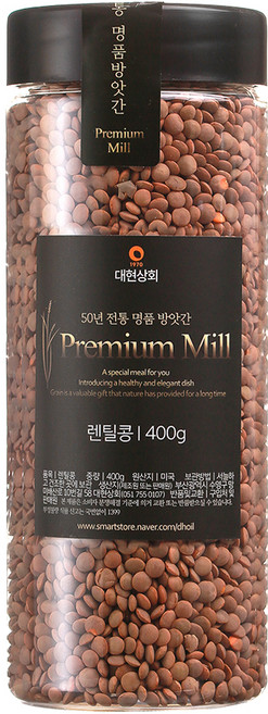 대현상회 프리미엄 잡곡 렌틸콩, 400g, 1개