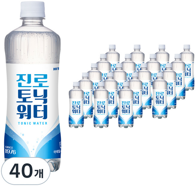 진로토닉워터 하이트진로, 40개, 600ml