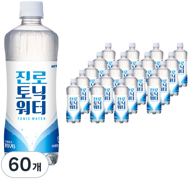 진로토닉워터 하이트진로, 60개, 600ml