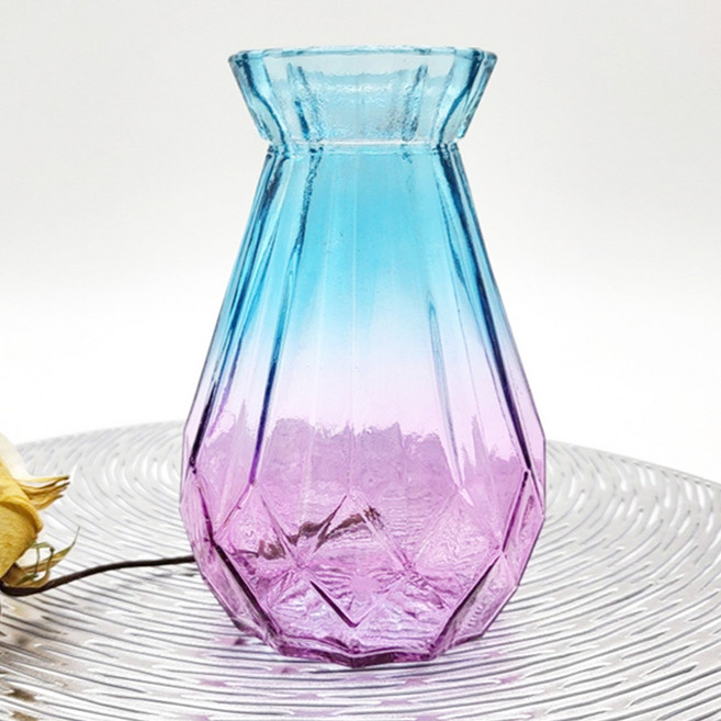 와이스필 디퓨저 공병 미니 보틀 크리스탈 오브제 화병, 블루퍼플