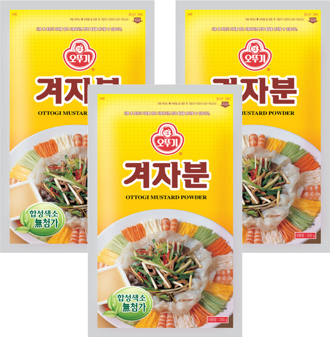 오뚜기 겨자분, 300g, 3개