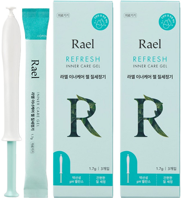 라엘 이너케어 젤 질세정기 3p, 1.7g, 2개