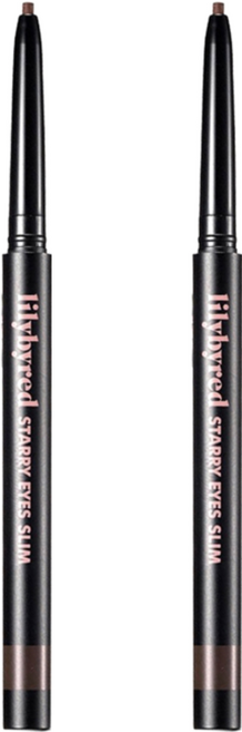 lilybyred 極細持久眼線膠筆 0.14g, 02 霧面棕, 2支