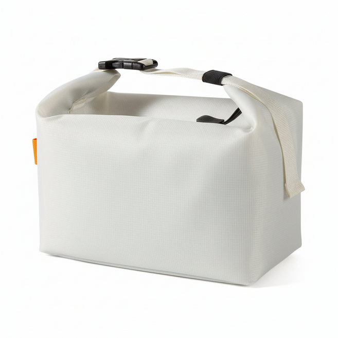 토라픽 대용량 헬스 샐러드 보온 보냉 도시락가방, 01 베이지, 1개