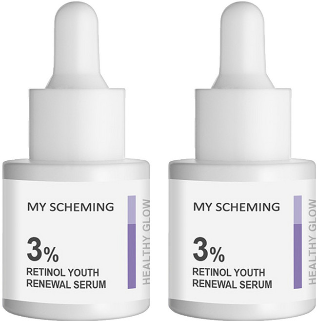 MY SCHEMING 我的心機 3% A醇青春逆時精華, 15ml, 2件
