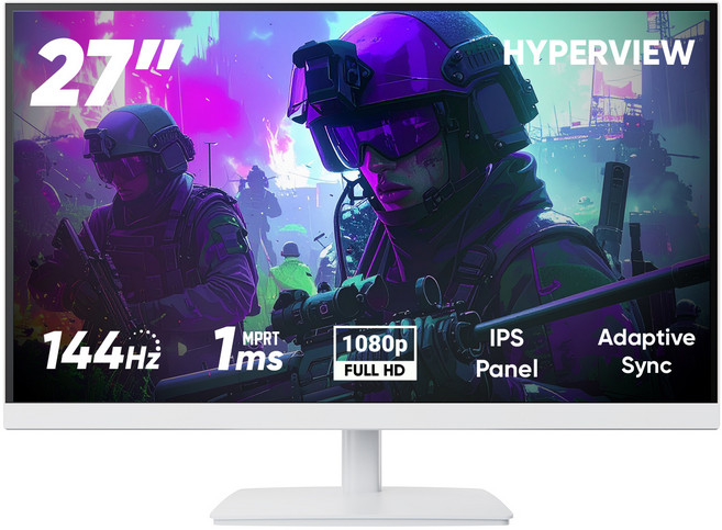 앱코 FHD 하이퍼뷰 IPS 144 HDR 컴퓨터 무결점 모니터, 68.58cm, 27F144D