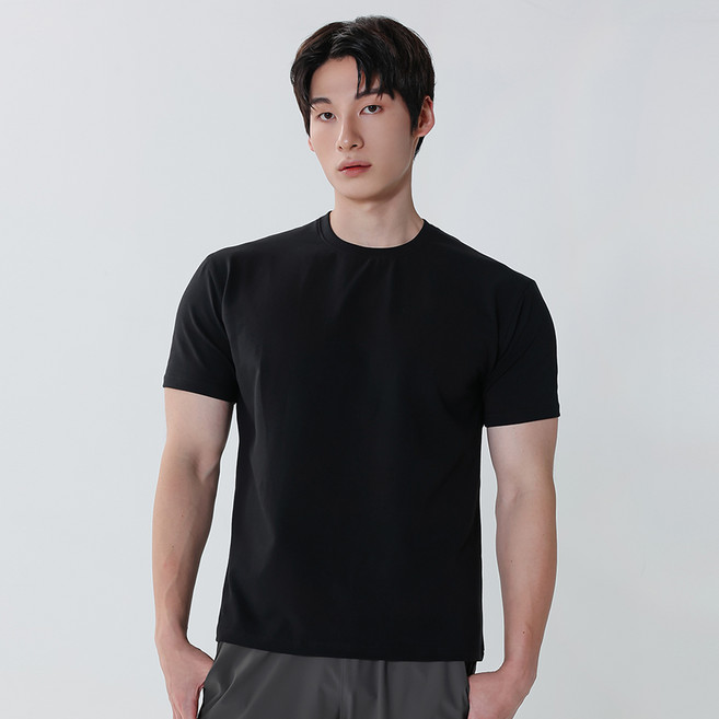 몰든 남성용 프리미엄 머슬핏 무지 티셔츠