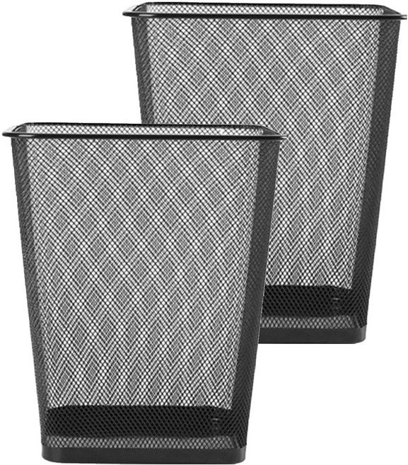 앞날창창 철제 스탠드 업소용 가정용 현관 우산꽂이 정사각 L, 2개, 블랙