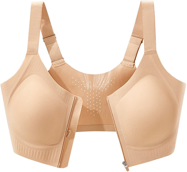 arua 파운데이션 앞지퍼 처짐방지 스포츠브라