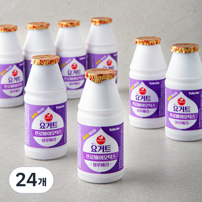 서울우유 요거트 프로바이오틱스 블루베리, 150ml, 8개입, 3개