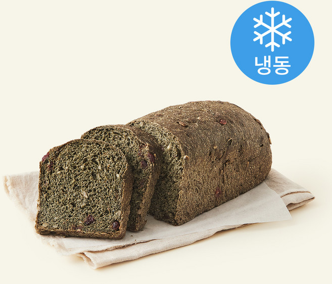 브로드카세 발효종 쑥크렌베리 통밀식빵, 490g, 1개