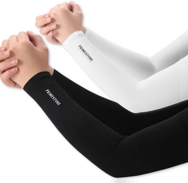 프라임스톤 아이스쿨링 무봉제 쿨토시, 화이트 + 블랙, 6세트