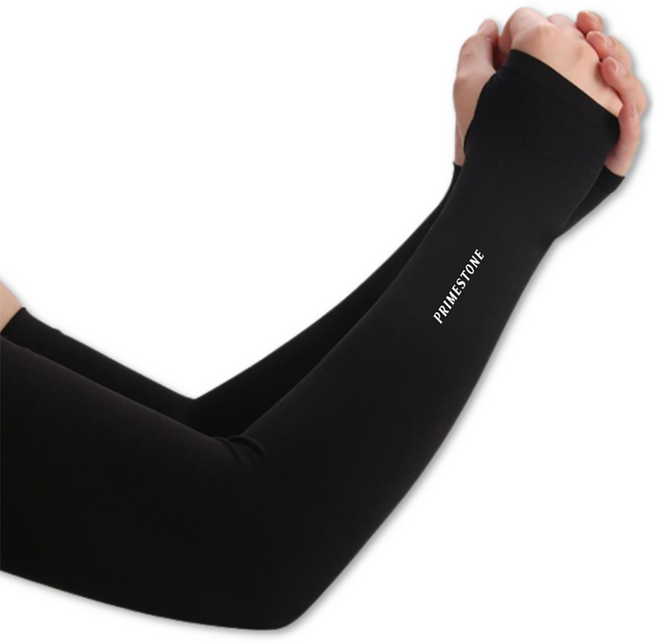 프라임스톤 아이스쿨링 손가락 쿨토시, 블랙, 6세트