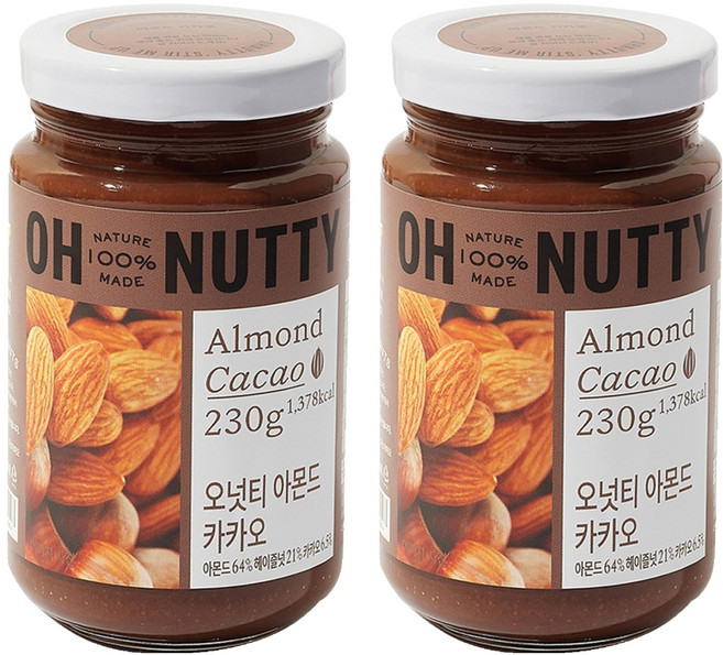 오넛티 아몬드 카카오, 230g, 2개
