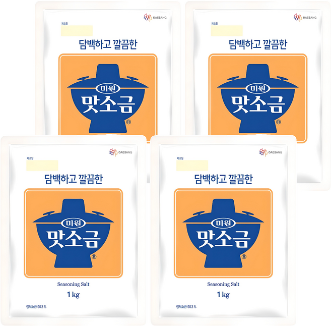 미원 맛소금, 1kg, 4개