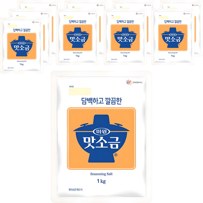 미원 맛소금, 1kg, 10개