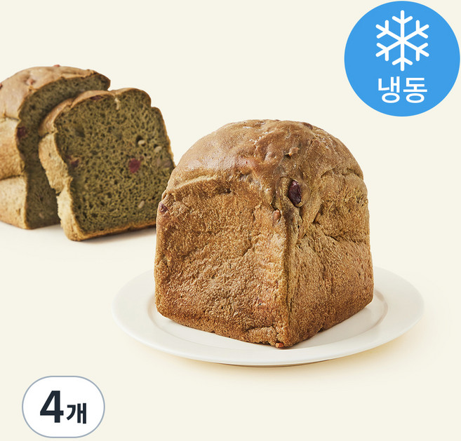 브로드카세 쌀 발효종 쑥 식빵, 220g, 4개