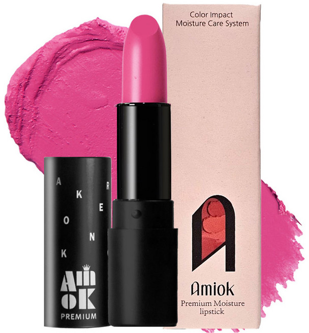 아미옥 프리미엄 스트롱 픽스 립스틱, 1개, F006유혹의핑크