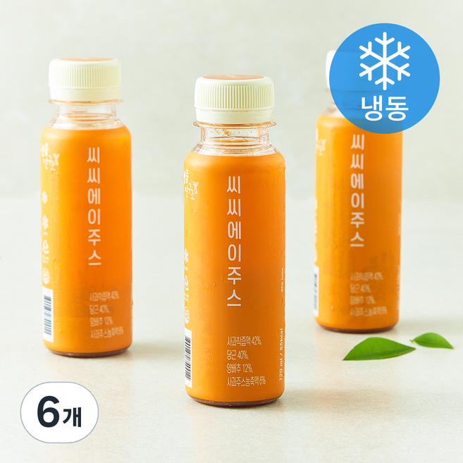 생즙연구소 씨씨에이주스 (냉동), 6개, 120ml