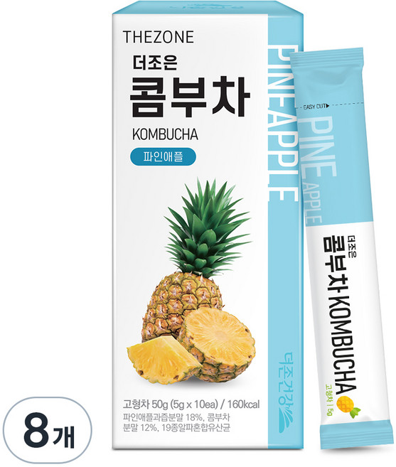 더존건강 더조은 콤부차 파인애플, 5g, 10개입, 8개