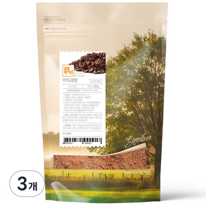 감성먹거리 카카오분말, 200g, 1개입, 3개