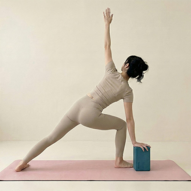 밸런시스 프리미엄 EVA 요가블럭, 블루그린, 1개