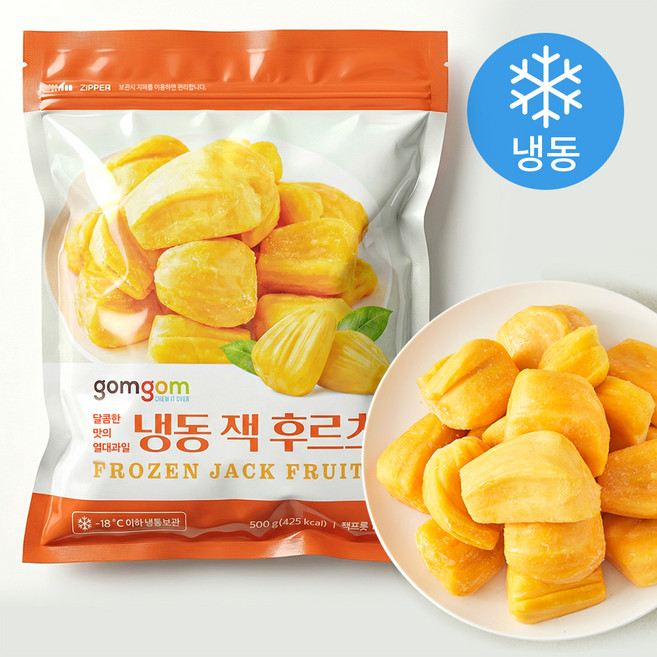 곰곰 잭 후르츠 (냉동), 1개, 500g