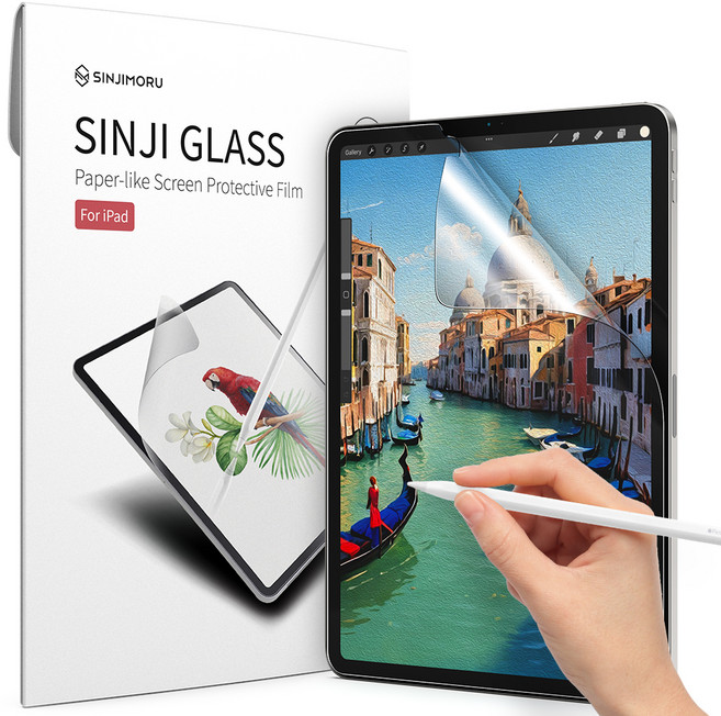 신지모루 종이질감 태블릿 액정보호필름, 1개