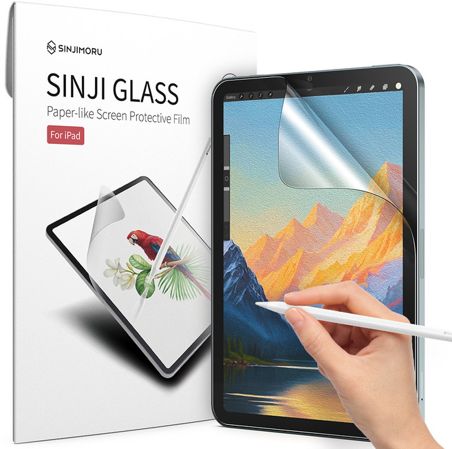 신지모루 종이질감 태블릿 액정보호필름, 1개