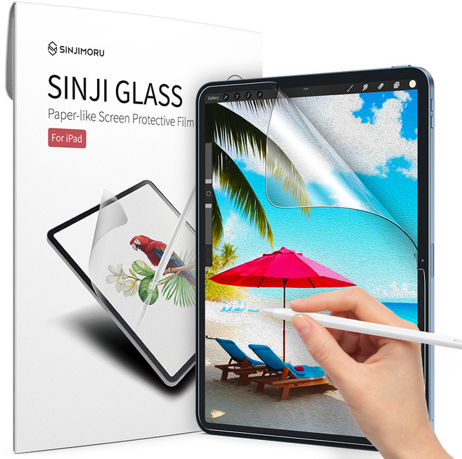 신지모루 종이질감 태블릿 액정보호필름, 1개