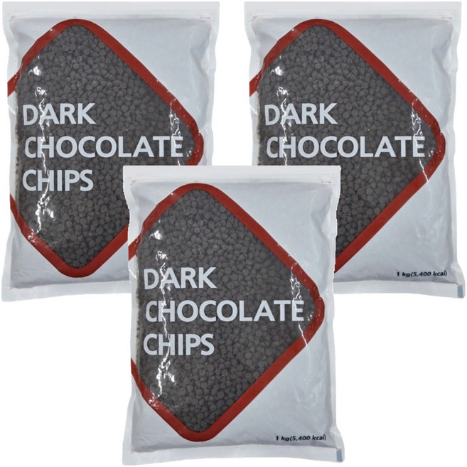 SKY 다크초코칩, 1kg, 3개