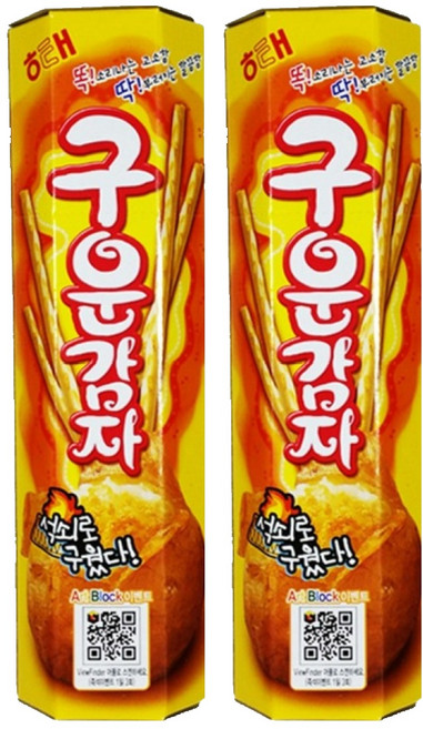 해태제과 구운감자, 27g, 2개
