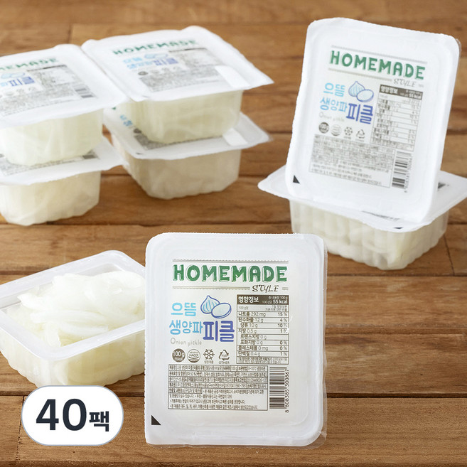 으뜸 생양파 피클, 100g, 40팩