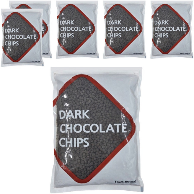 SKY 다크초코칩, 1kg, 6개