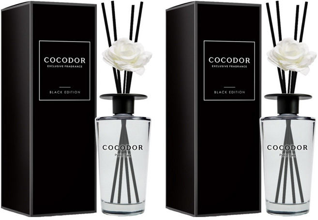 코코도르 블랙에디션 디퓨저, 편백, 500ml, 2개