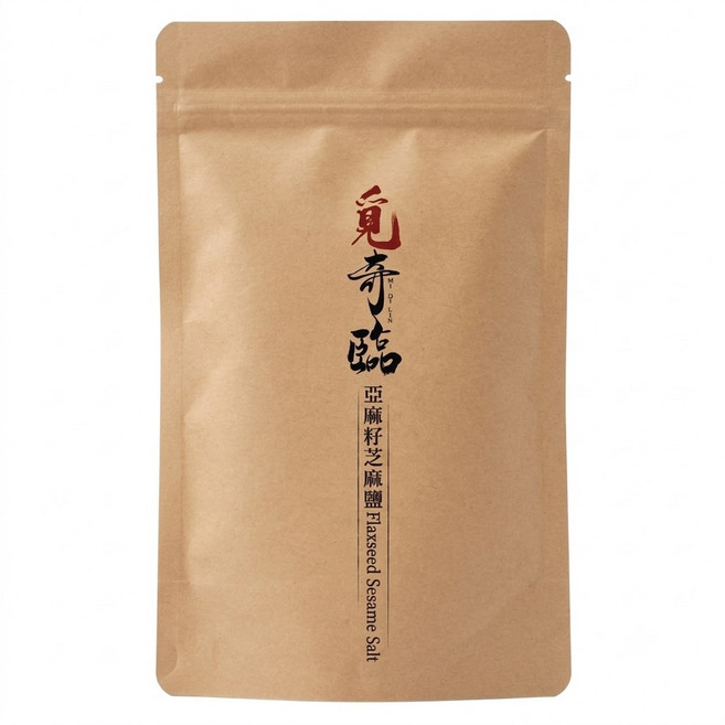 MI QI LIN 覓奇臨 亞麻籽芝麻鹽, 100g, 1個