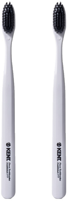 켄트 탄 초극세모 칫솔 화이트, 1개입, 2개